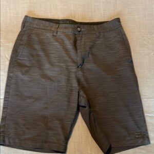 Billabong Black Shorts Flat Front Design